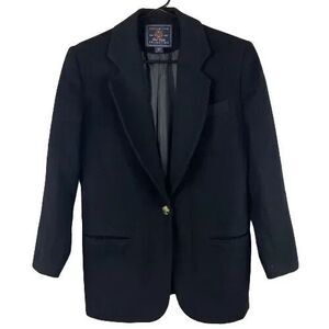 The Limited Collection Women's Blazer Jacket   Wool Cashmere Black  Size Small